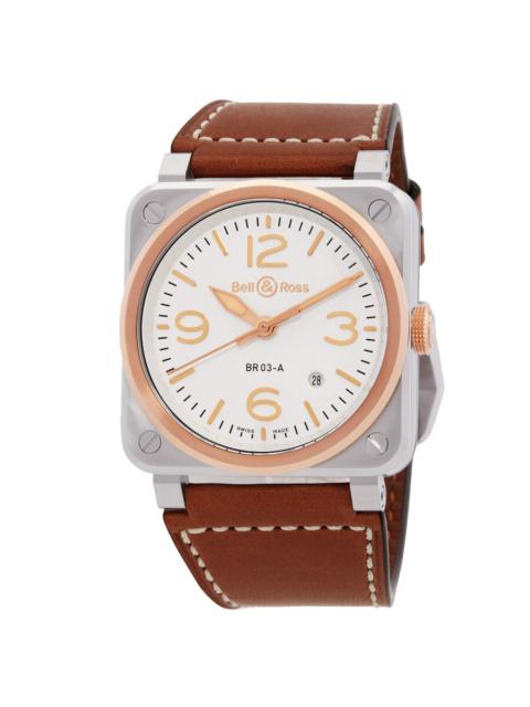 Other Designers Bell and Ross BR 03 Automatic White Dial Men's Watch BR03A-WH-STPG/SCA