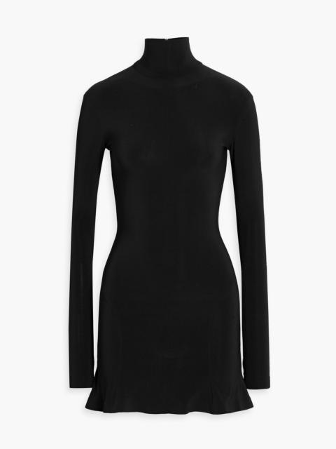 NORMA KAMALI Stretch-jersey turtleneck mini dress