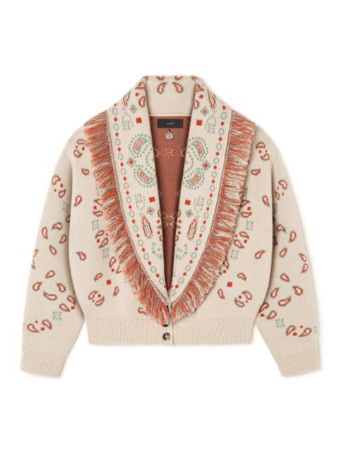 Alanui Bandana Jacquard Cardi-Bomber
