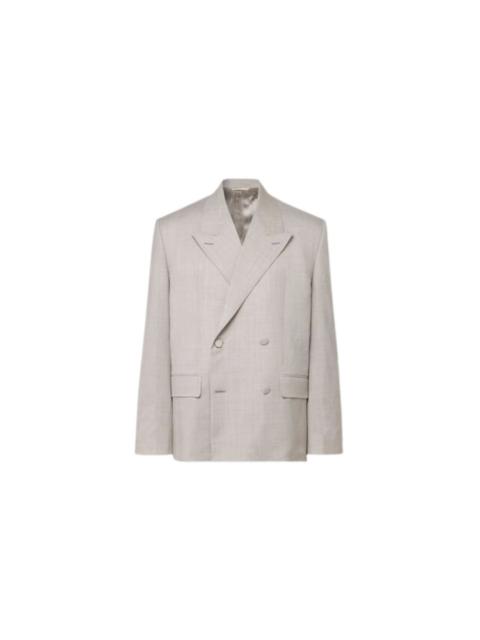 Givenchy Givenchy Peak Lapel Double Breasted Jacket Chalk White