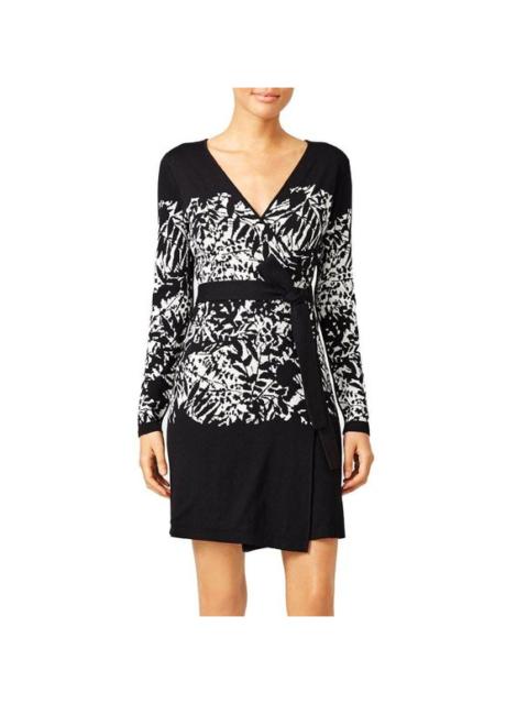 Other Designers Diane von Furstenberg Graphic Leandra Wrap Dress