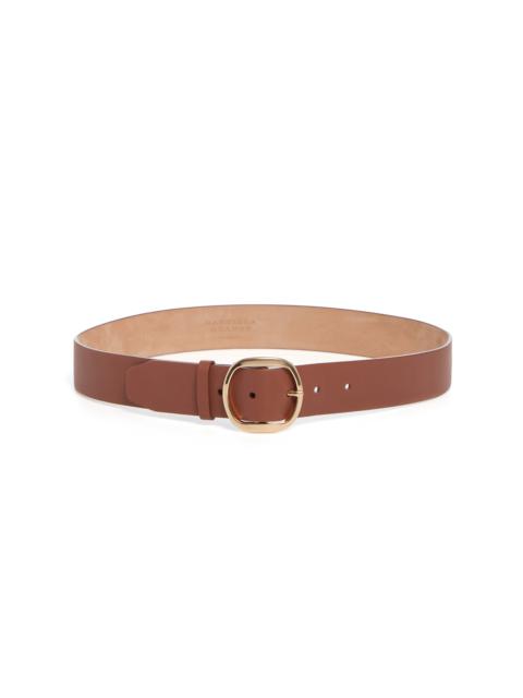 GABRIELA HEARST Elster Buckle Belt in Cognac Leather