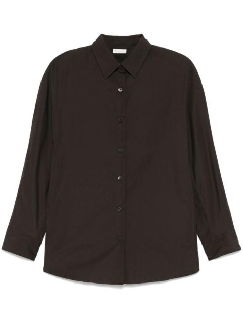 Dries Van Noten oversized cotton poplin shirt