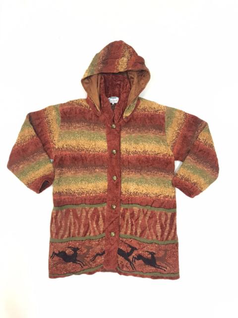 Other Designers SHOW ROOM DI CECILIA VINTAGE WOOL BLEND KNITTED JACKET