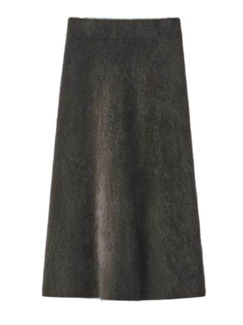 LISA YANG Asta Skirt in Dark Fern