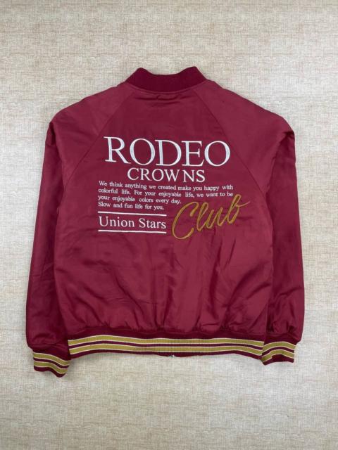 Other Designers Vintage RODEO CROWN Union Star Club Varsity Jacket