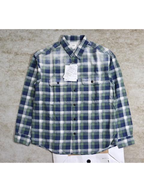visvim Visvim 21AW Lumber Khadi Check Dmgd Distressed Plaid Shirt