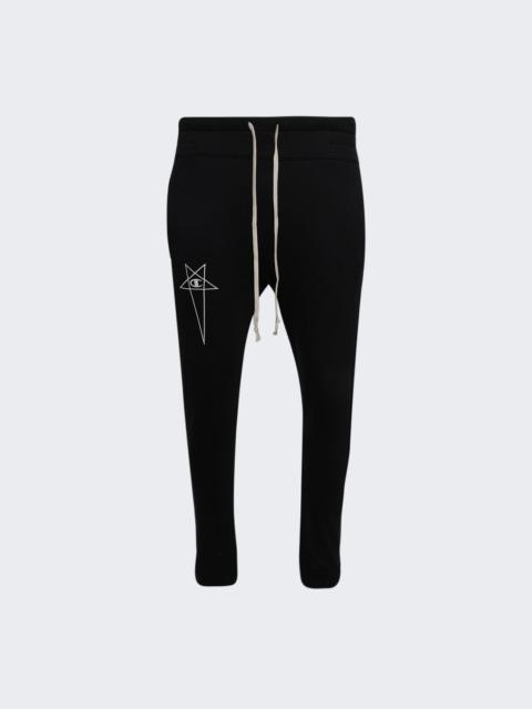 Rick Owens X  Champion Knitted Joggers Black