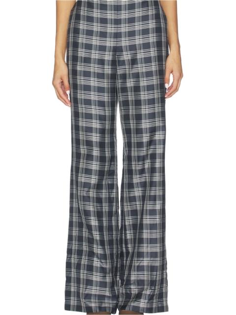 Theory Fluid Plaid Pant