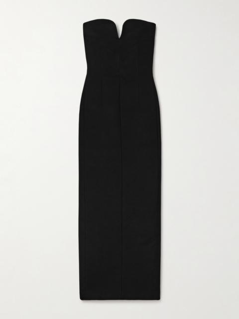 KHAITE Yao Strapless Grain De Poudre Gown