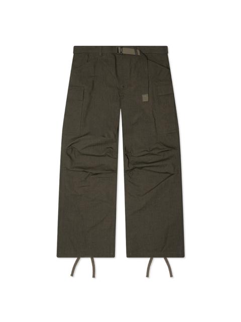 sacai RIP STOP PANTS - KHAKI