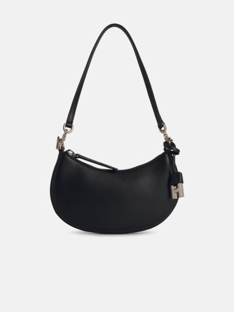 HOGAN 'H01R' MINI CROSSBODY BAG IN BLACK LEATHER