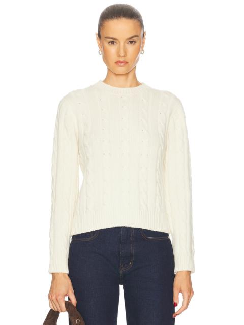 &DAUGHTER Cable Crewneck Sweater