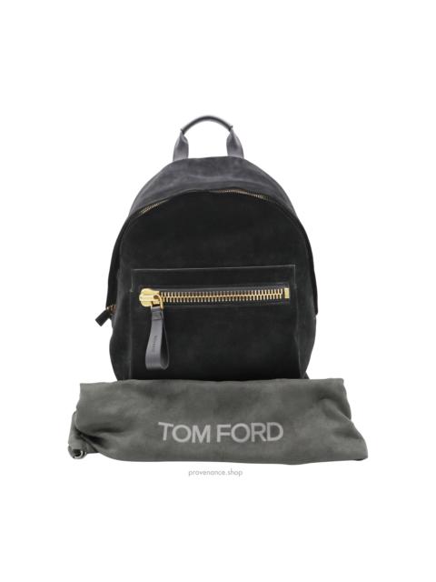 TOM FORD Buckley Backpack Bag - Black Suede