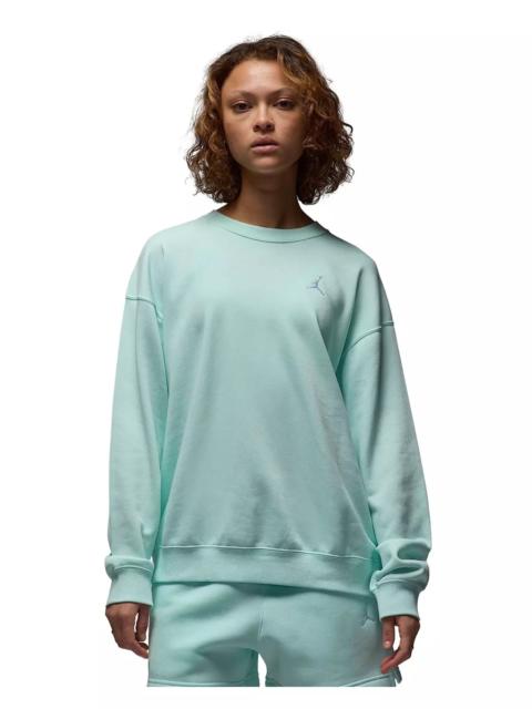 Jordan Women's Brooklyn French Terry Fleece Crew-Neck Sweatshirt