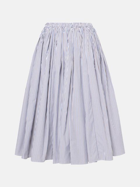 Prada Striped midi skirt | mytheresa | REVERSIBLE