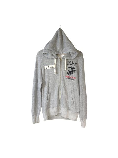 Other Designers Military - Houston Inc Usmc Inspector Zipper Hoodie