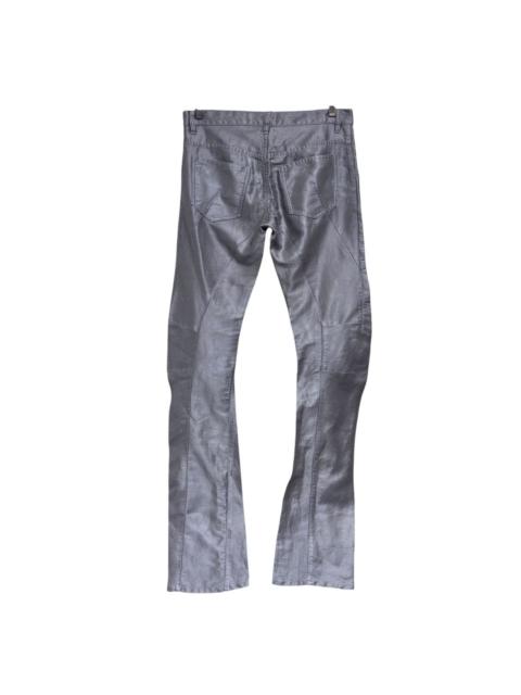 Other Designers Kazuyuki Kumagai Attachment Ramie Fabric Long Leg Jeans