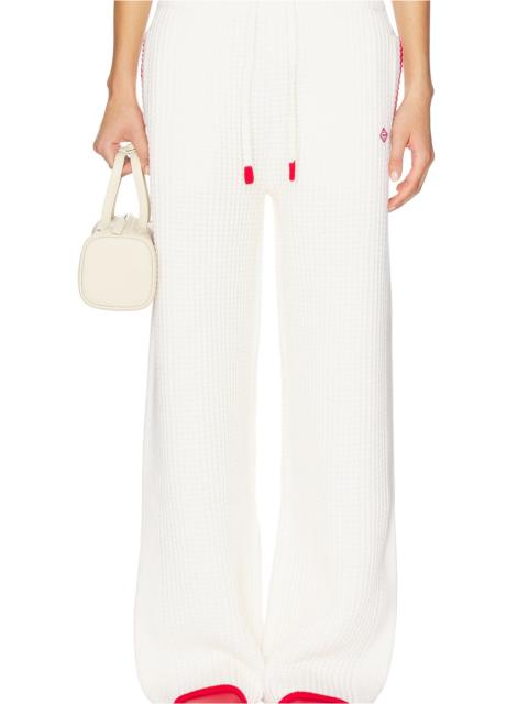 CASABLANCA Waffle Track Pant