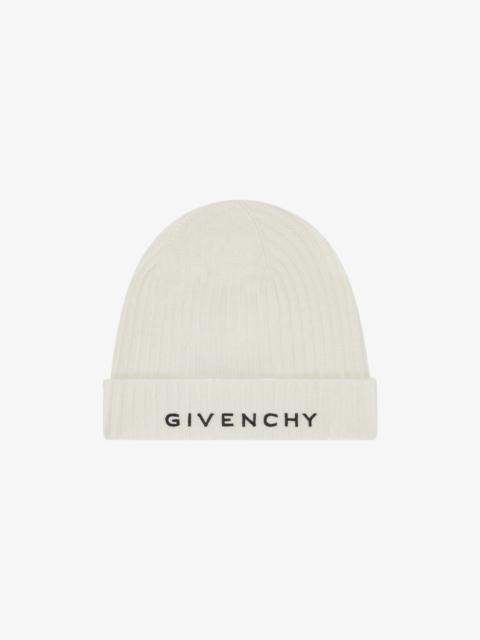 GIVENCHY 4G BEANIE IN WOOL AND CASHMERE