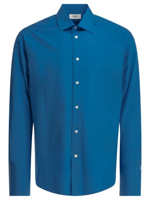 CELINE Celine Men Cotton Shirt Blue