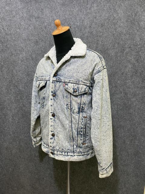 Vintage 80’s levi’s sherpa denim jacket