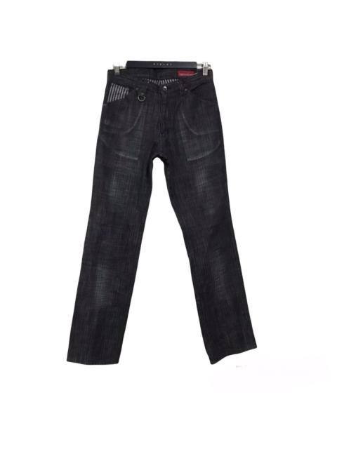 Other Designers Japanese Brand Semantic Design Denim Jeans Black Stripe