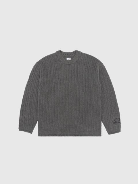 C.P. Company LAMBSWOOL GRS CREWNECK KNIT SWEATER