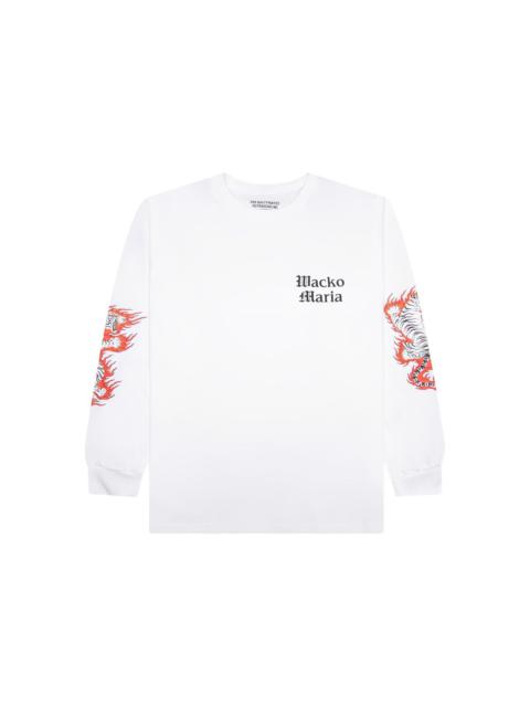 WACKO MARIA x Tim Lehi tiger flame long-sleeve sweatshirt