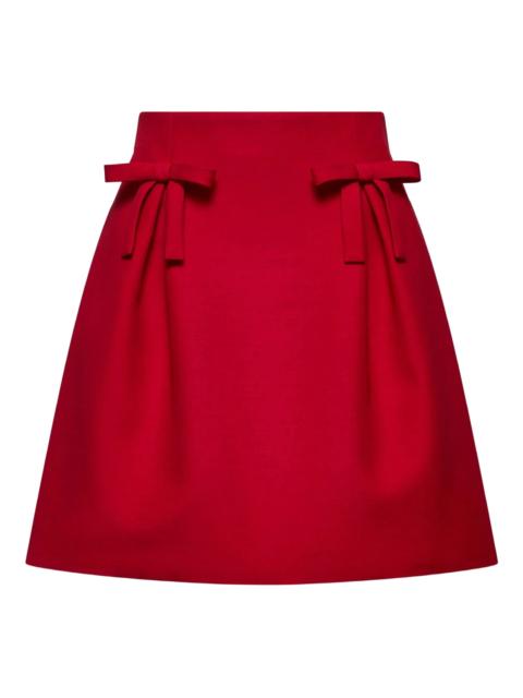 Valentino Crepe Couture A-line skirt