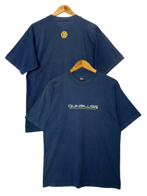 Other Designers Vintage 90s Quiksilver Spellout Navy Tees Skate Surf Tees