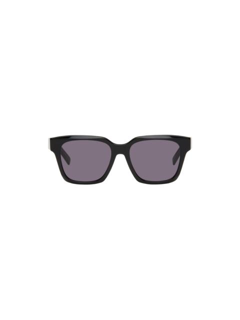 Black Square Acetate Sunglasses