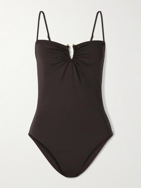 NILI LOTAN Embellished Swimsuit