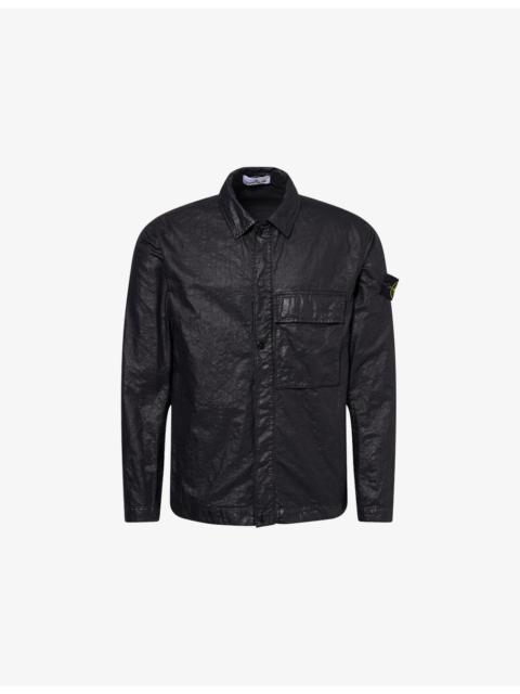 Stone Island Nylon Panama-TC Badge Regular-Fit Woven Overshirt