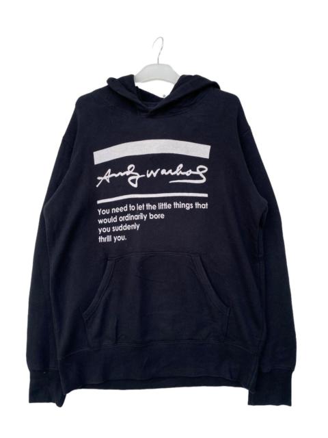 Other Designers Uniqlo X Andy Warhol Spellout Hoodie