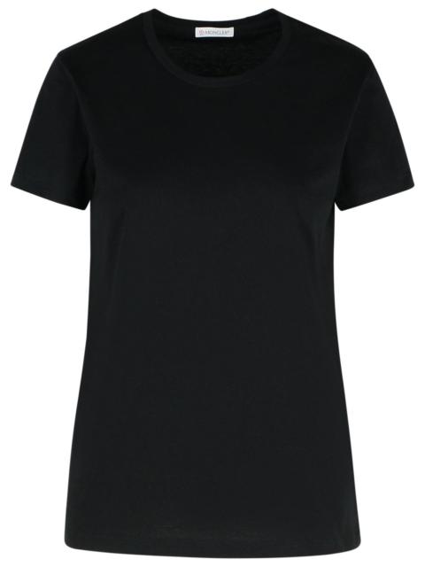 Moncler Moncler Black Cotton T-shirt