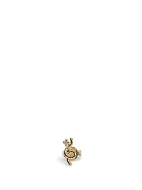 BEA BONGIASCA One-Diamond-Mini-Loop-Single-Earring