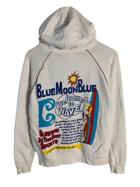 Other Designers Japanese Brand - Blue Moon Blue Surfing Hoodie