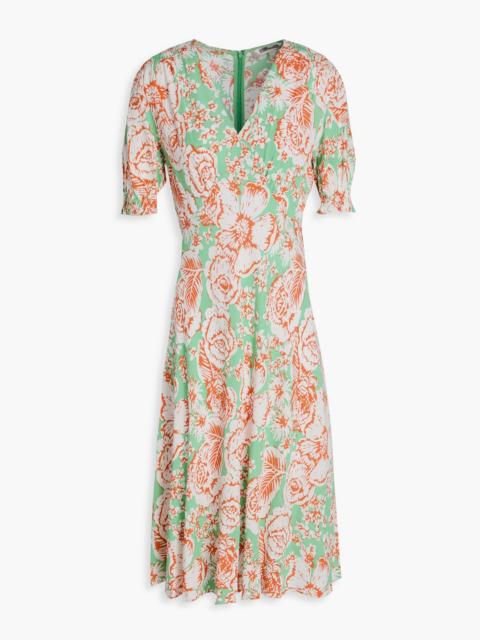 DIANE VON FURSTENBERG Jemma floral-print crepe dress