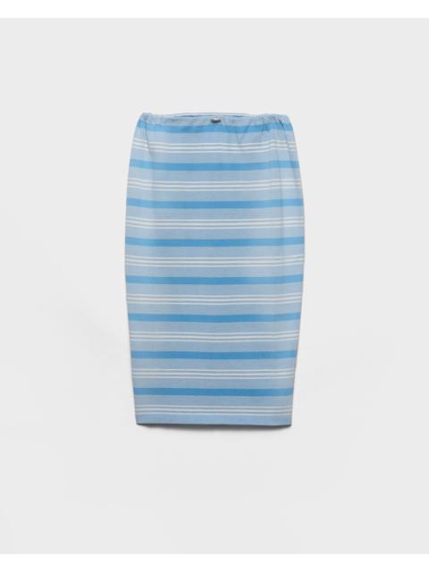 Prada Prada Cotton Midi Skirt