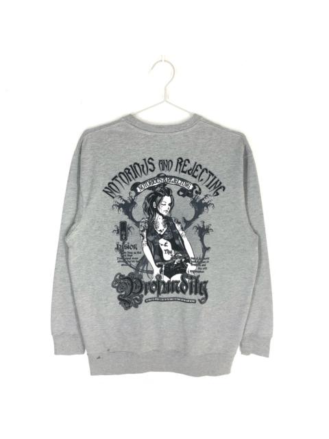 Other Designers Vintage - Ladies Japan Mafia Notorious & Rejecting Sweatshirt