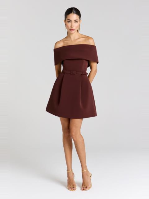 NADINE MERABI Harper Brown Dress