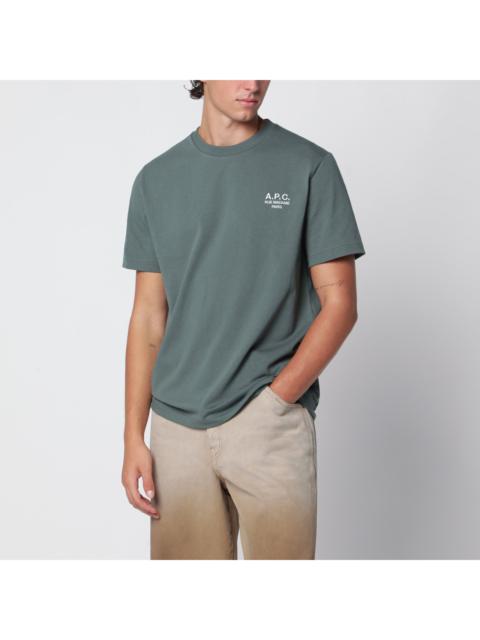 A.P.C. A.P.C. Rue Madame T-Shirt In Green Cotton Men
