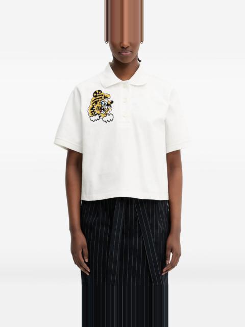x Verdy tiger-embroidered polo top