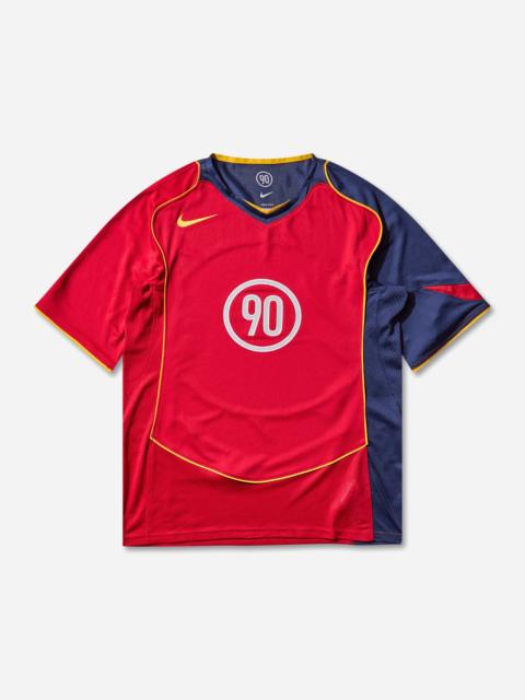 Nike Men's Total 90 Dri-FIT Soccer Jersey Gym Red / Midnight Navy