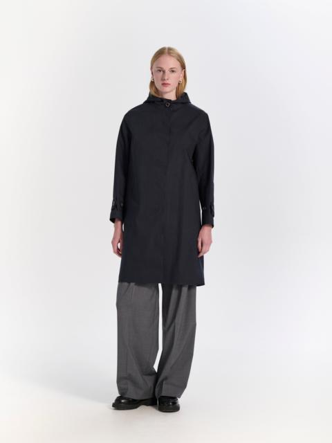 Mackintosh Watten Rubberised Hooded 3/4 Length Coat