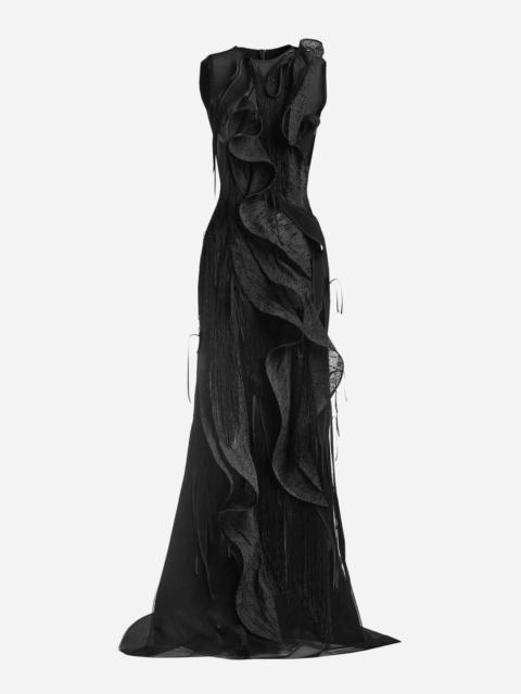 MATICEVSKI MAXI FRINGE DRESS