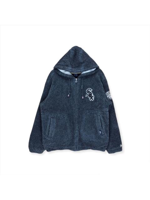 Other Designers Vintage - Vintage Mlb Chicago White Sox Faux Fur Hoodie