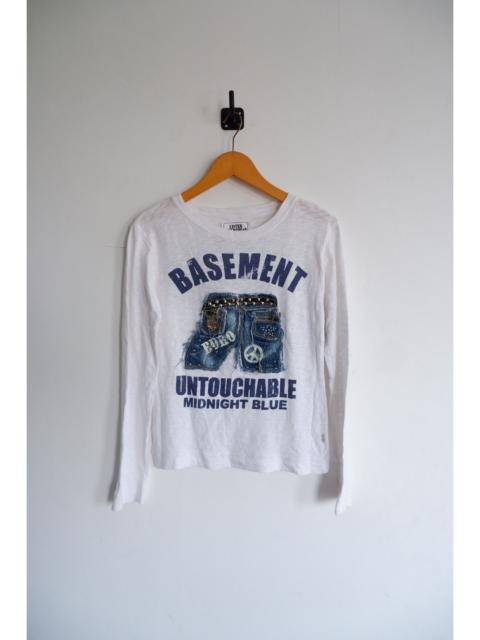 Hysteric Glamour Vintage Y2K Listen Heartbeat Long Sleeve