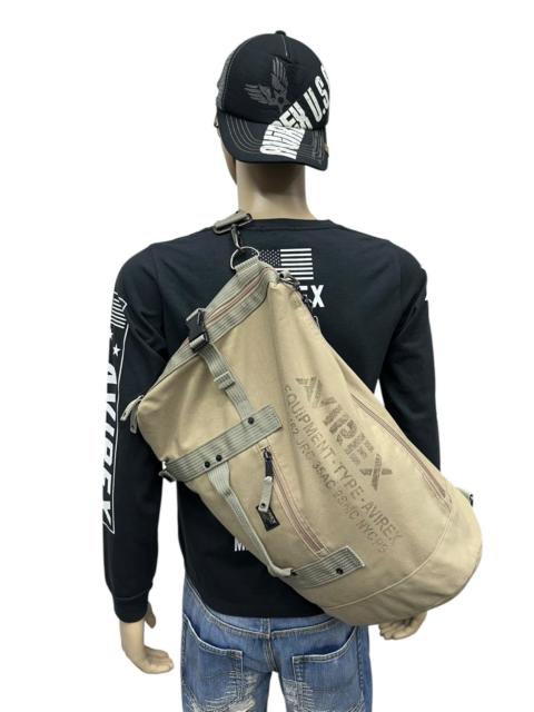 Other Designers Aviator Nation × Avirex - VERY RARE🔥Vintage AVIREX Multiway Canvas Bagpack Crossbody